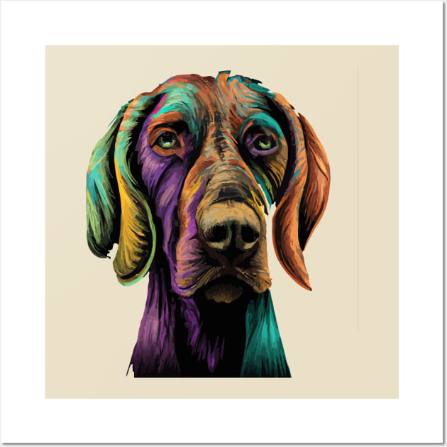 Pointer Gundog Minimal Wall Art by Furrban